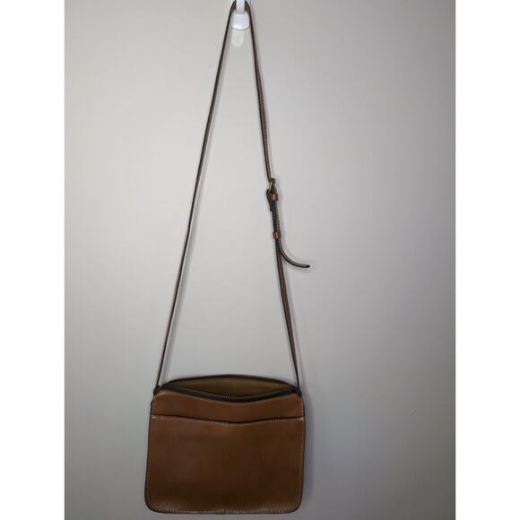 Patricia Nash Heritage Collection Brown leather crossbody/shoulder handbag purse - Picture 10 of 11